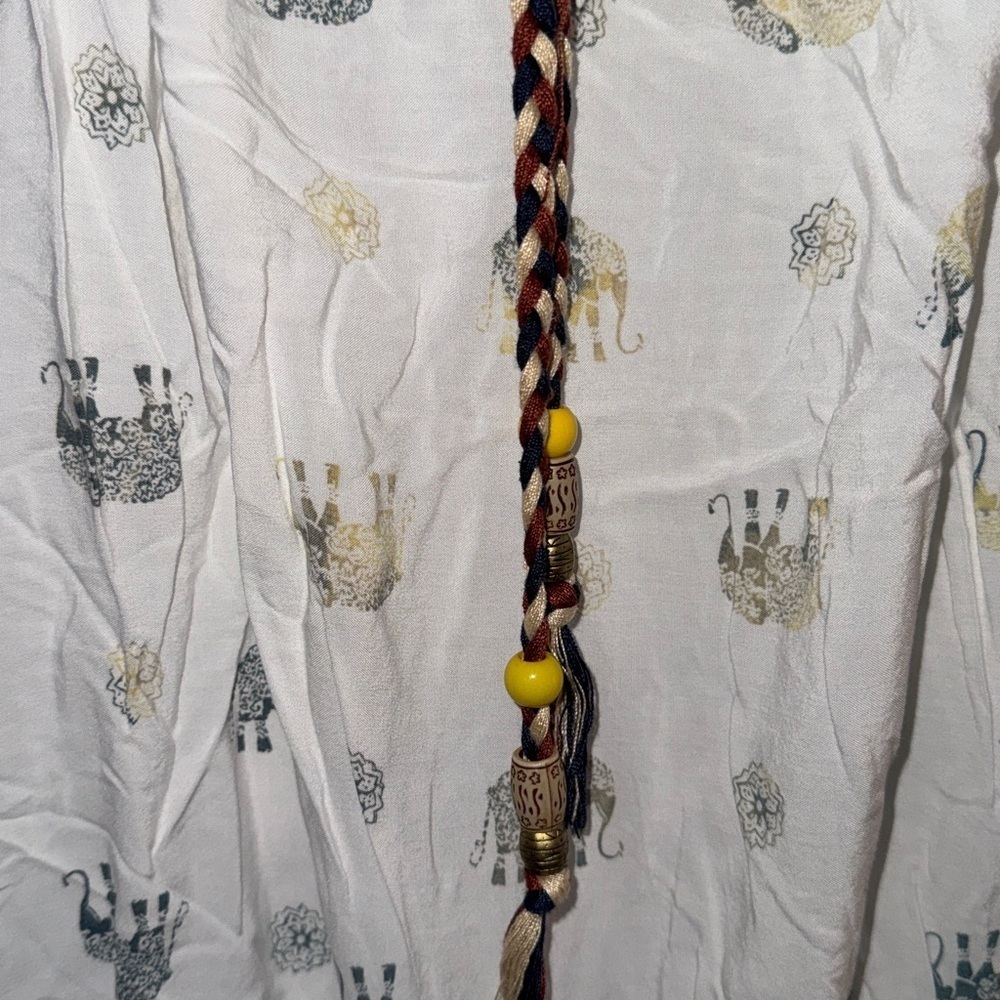 White Elephant Print Romper - Picture 2 of 3